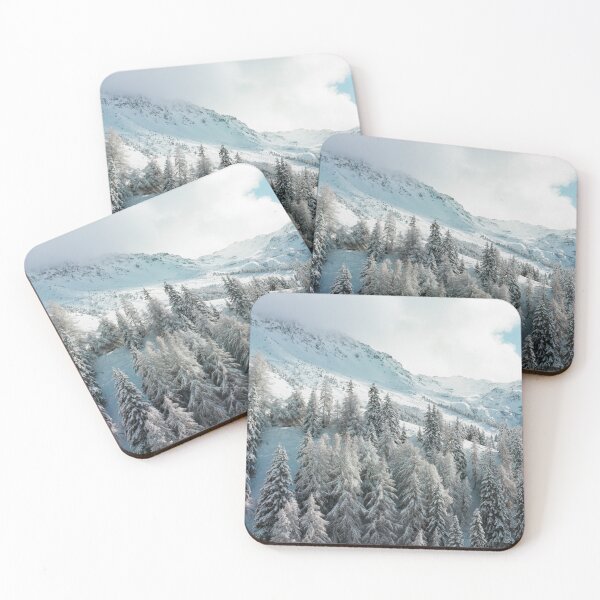 Item preview, Verbier Snowy Landscape Trees designed and sold by LuciaHarrison.