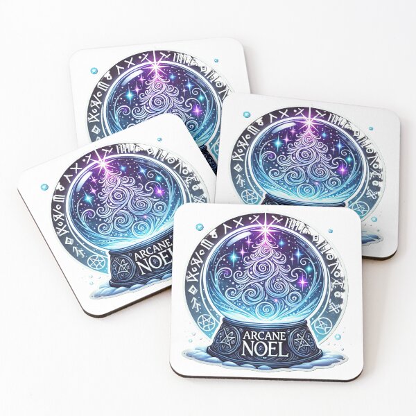 Item preview, Arcane Noel - Mystical Christmas Sticker designed and sold by WooshiArt.