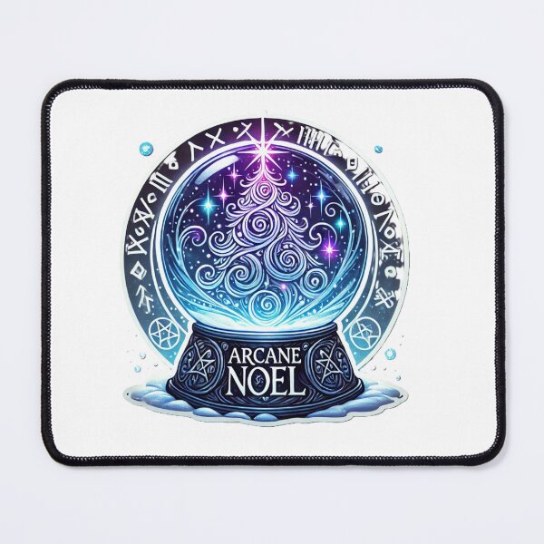 Item preview, Arcane Noel - Mystical Christmas Sticker designed and sold by WooshiArt.