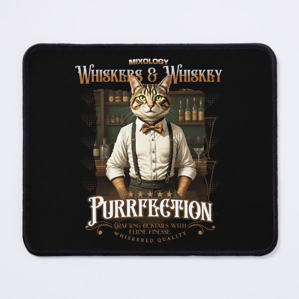Item preview, Whiskers & Whiskey Mixologist designed and sold by 3T3rnalArts.