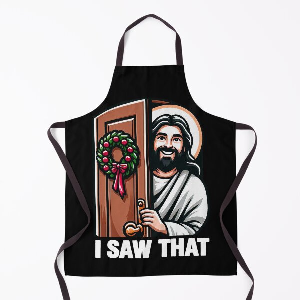 Item preview, I Saw That Jesus Christ Christmas Wreath designed and sold by plushism.