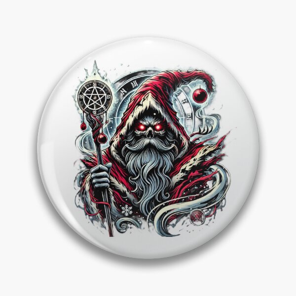 Item preview, Arcane Santa - The Dark Wizard of Christmas designed and sold by WooshiArt.