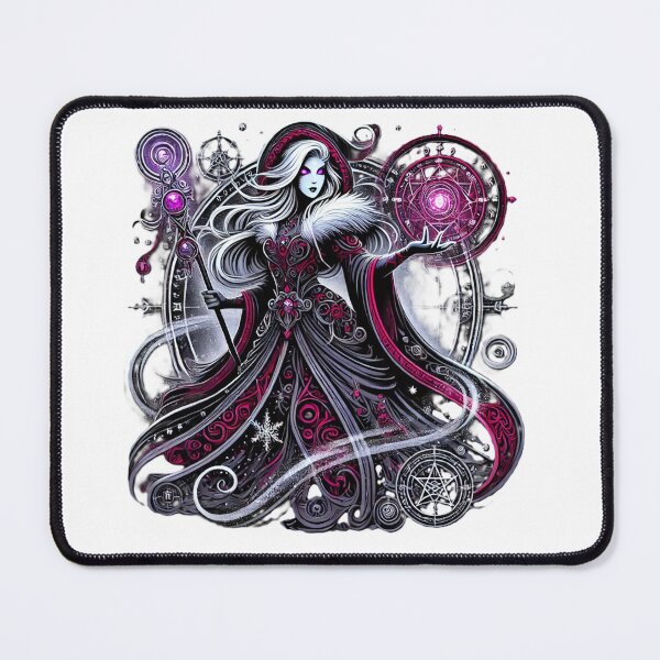 Item preview, Arcane Mrs. Claus - Enchantress of the Holidays designed and sold by WooshiArt.