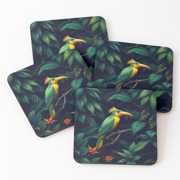 Item preview, Tropical Bird in the Jungle at Night designed and sold by Ray's Photos & Art.