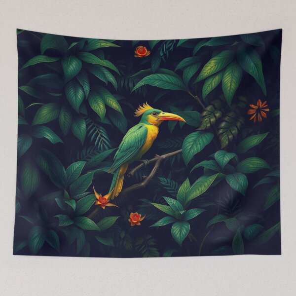 Item preview, Tropical Bird in the Jungle at Night designed and sold by Ray's Photos & Art.