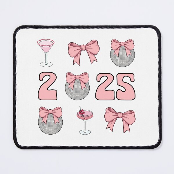 Item preview, Coquette Happy New Year 2025, Coquette aesthetic, Happy 2025, Disco Ball, Goodbye 2024, Girly, 2025 loading, Pink princess, New years eve, Welcome 2025, Hello 2025, Year 2025, New year celebration designed and sold by FlexiPrints.