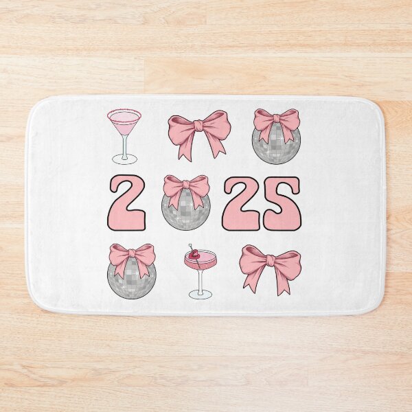Item preview, Coquette Happy New Year 2025, Coquette aesthetic, Happy 2025, Disco Ball, Goodbye 2024, Girly, 2025 loading, Pink princess, New years eve, Welcome 2025, Hello 2025, Year 2025, New year celebration designed and sold by FlexiPrints.