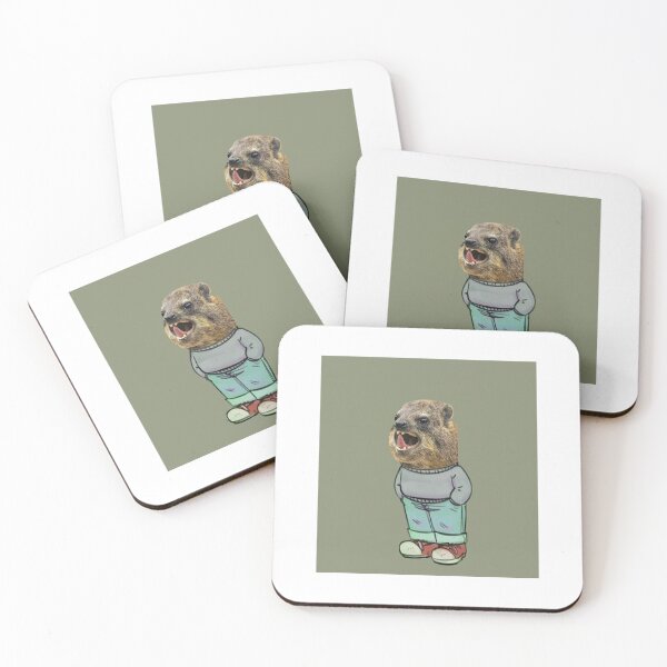 Item preview, chill guy hyrax awawa meme  designed and sold by wawawover.