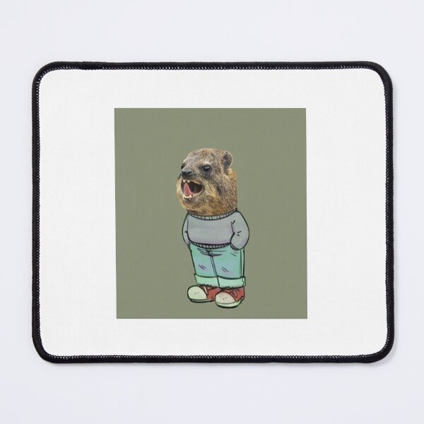 Item preview, chill guy hyrax awawa meme designed and sold by wawawover.
