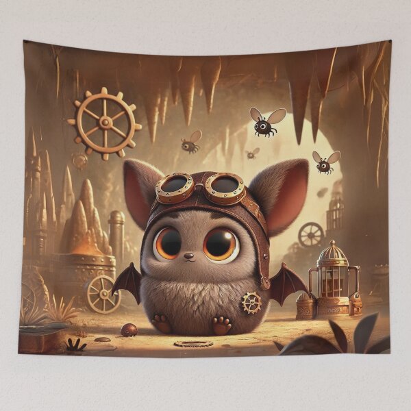 Item preview, Steampunk Little Brown Bat designed and sold by Sillytoe.