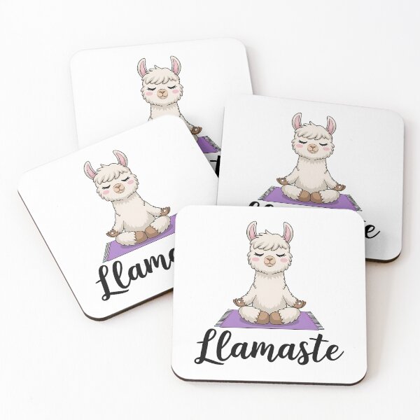 Item preview, Llamaste - Funny Meditating Llama designed and sold by PhobosDesign.