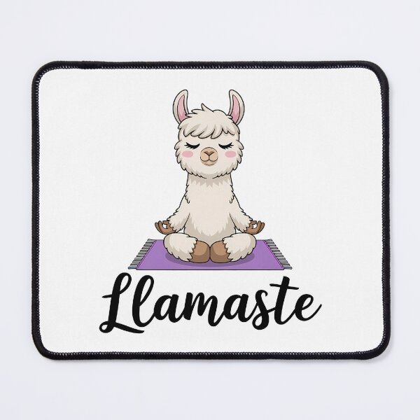 Item preview, Llamaste - Funny Meditating Llama designed and sold by PhobosDesign.