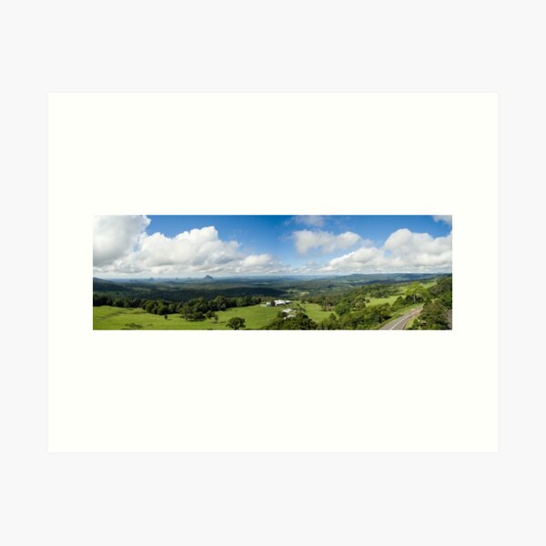 Glass House Mountains Art Print