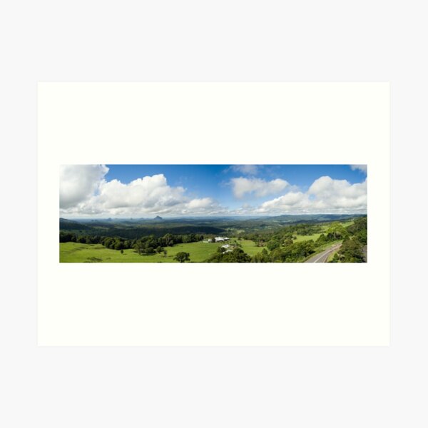 Glass House Mountains Art Print
