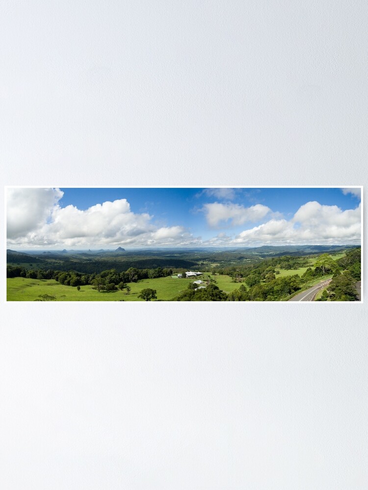 Alternate view of Glass House Mountains Poster