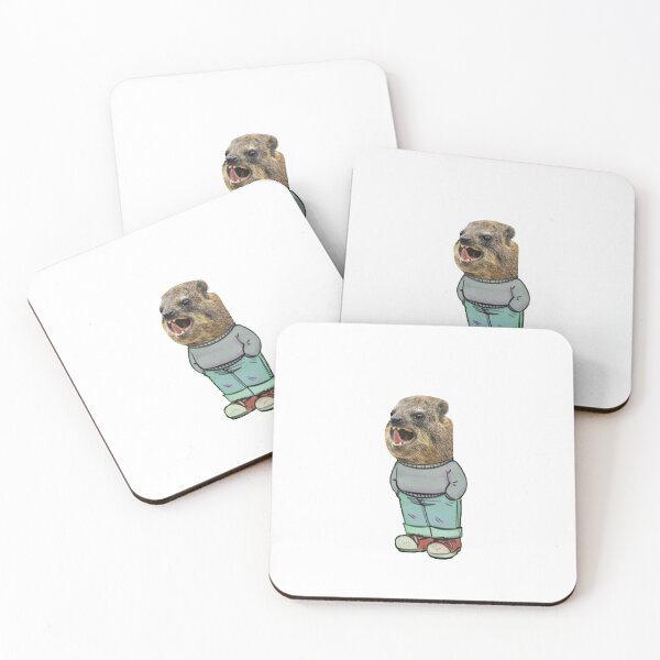 Item preview, chill guy awawa hyrax meme designed and sold by wawawover.