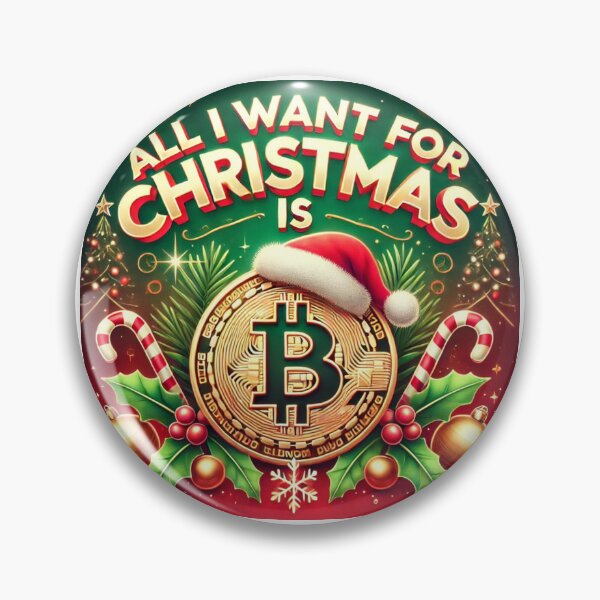 Item preview, All I Want for Christmas is Bitcoin - Festive Edition designed and sold by WooshiArt.