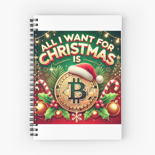 Item preview, All I Want for Christmas is Bitcoin - Festive Edition designed and sold by WooshiArt.