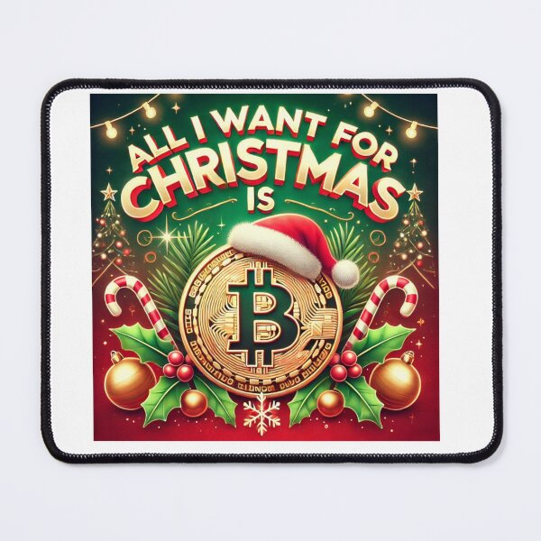 Item preview, All I Want for Christmas is Bitcoin - Festive Edition designed and sold by WooshiArt.