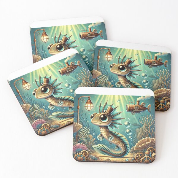 Item preview, Steampunk Lizardfish designed and sold by Sillytoe.