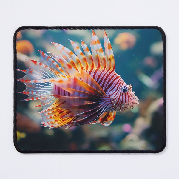 Item preview, The Lion fish underwater closeup - Marine life designed and sold by TheArtistOf2022.