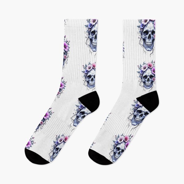 Item preview, Blooming Skull designed and sold by ArtVibesX.