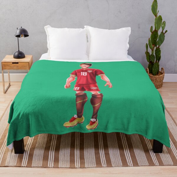 Item preview, Caricature of Dusan Vlahovic football player sticker designed and sold by Dimisbarbarian.
