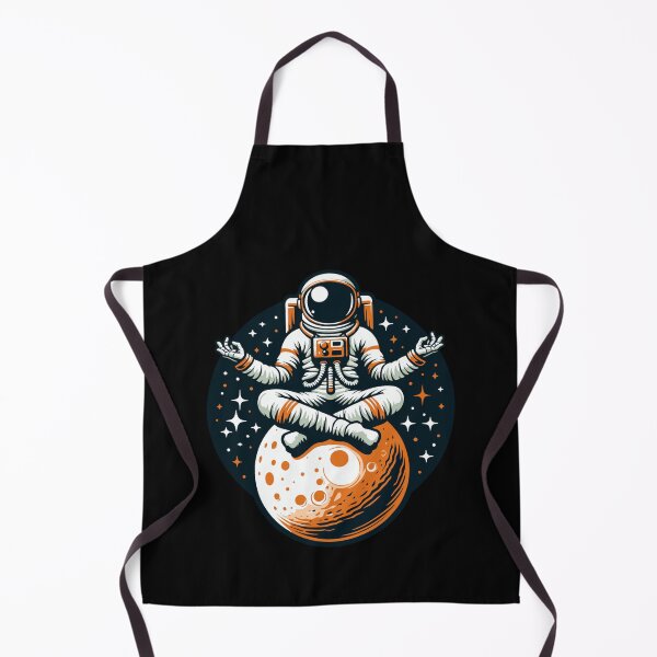 Item preview, Cosmic Zen Astronaut: Meditating in Space designed and sold by DrawHandArt.