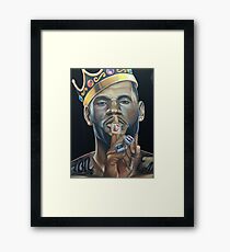 The King and His Rings Framed Print