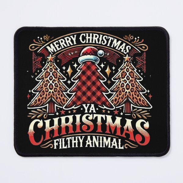 Item preview, Merry Christmas Ya Filthy Animals Funny Christmas designed and sold by SztylishDesigns.