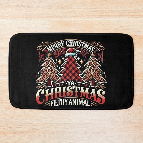 Item preview, Merry Christmas Ya Filthy Animals Funny Christmas designed and sold by SztylishDesigns.