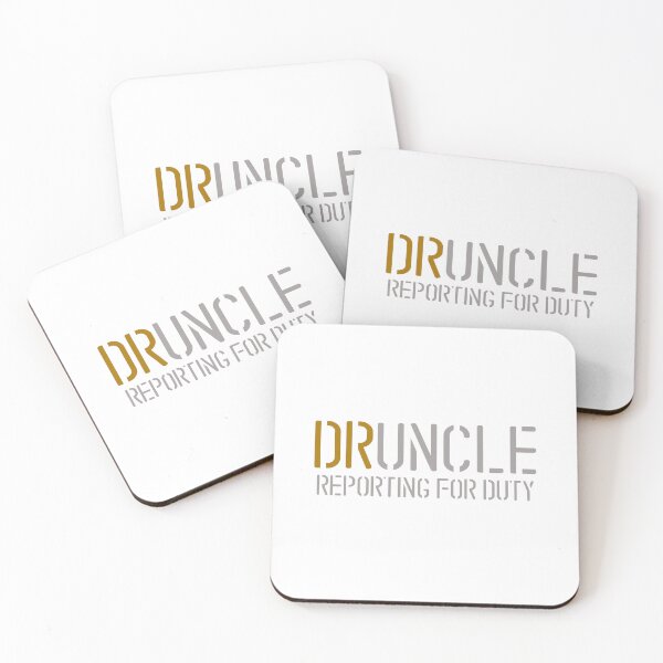 Item preview, Drunk uncle - druncle - reporting for duty designed and sold by Rlyehinmate.