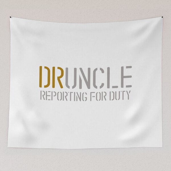 Item preview, Drunk uncle - druncle - reporting for duty designed and sold by Rlyehinmate.