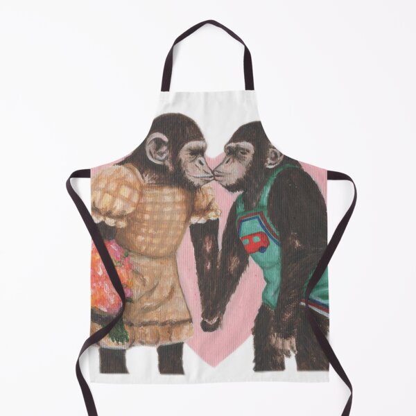 Item preview, Two monkeys in love designed and sold by be-loo-ved.