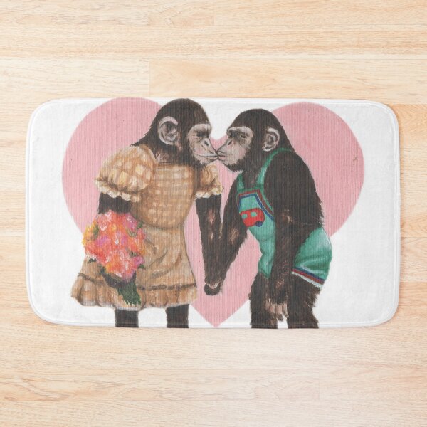 Item preview, Two monkeys in love  designed and sold by be-loo-ved.