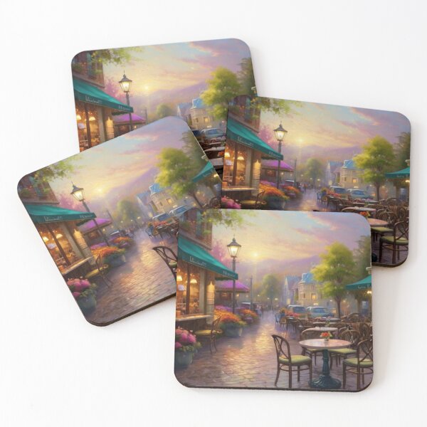 Item preview, Pastel Hues and Café Views in Spring designed and sold by BlareBlare.