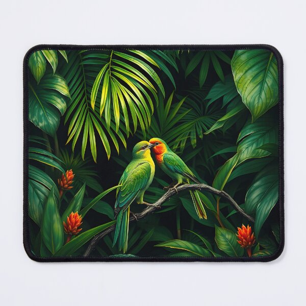 Item preview, Two Tropical Birds in the Jungle at Night designed and sold by Ray's Photos & Art.