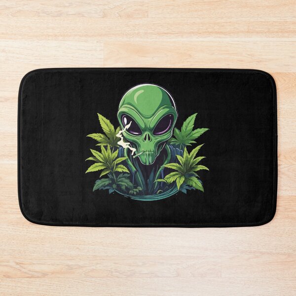Item preview, Alien Smoking Weed Cannabis Lover Design designed and sold by DrawHandArt.