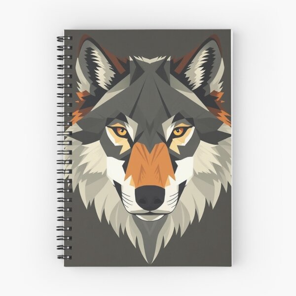 Item preview, Geometric Wolf Face designed and sold by ItheMattI.