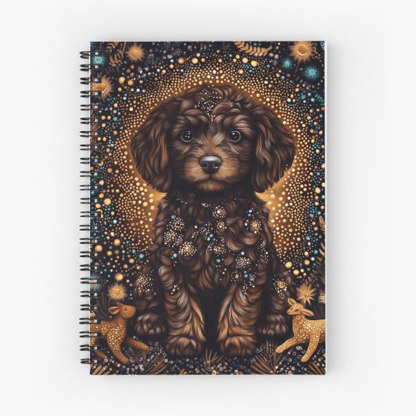 Item preview,  Aboriginal Labradoodle Puppy Art designed and sold by Nocturne  Paws.