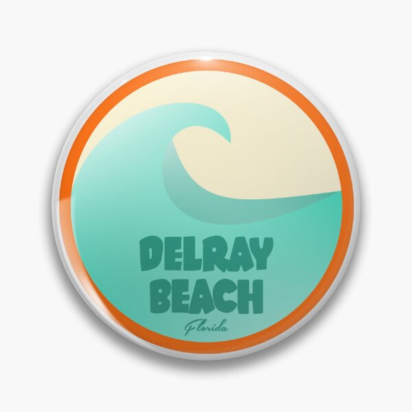 Item preview, Delray Beach Florida Retro designed and sold by bivenart.