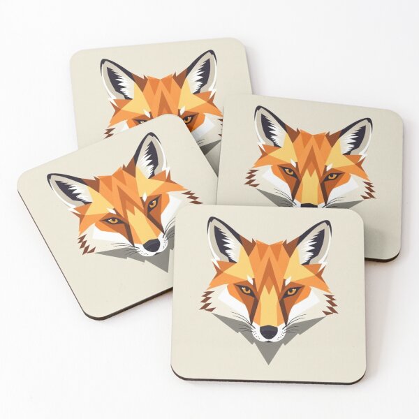 Item preview, Geometric Fox Face designed and sold by ItheMattI.