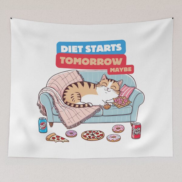 Item preview, Diet Starts Tomorrow, Maybe designed and sold by ZerotwoStudio.