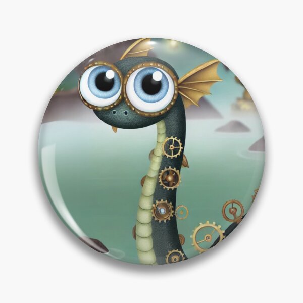 Item preview, Steampunk Loch Ness Monster designed and sold by Sillytoe.