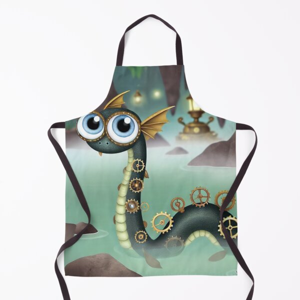 Item preview, Steampunk Loch Ness Monster designed and sold by Sillytoe.
