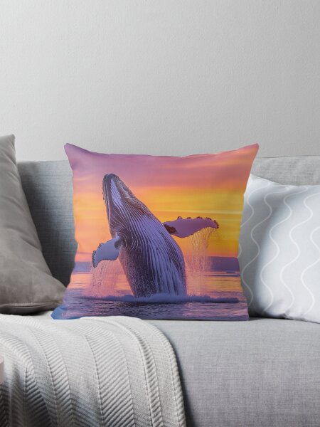Artikel-Vorschau von Der Wal taucht bei Sonnenaufgang aus dem Wasser auf - Tierfoto, designt und verkauft von TheArtistOf2022.