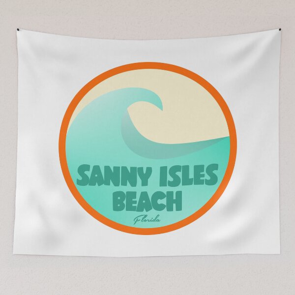 Item preview, Sanny Isles Beach Florida Retro designed and sold by bivenart.
