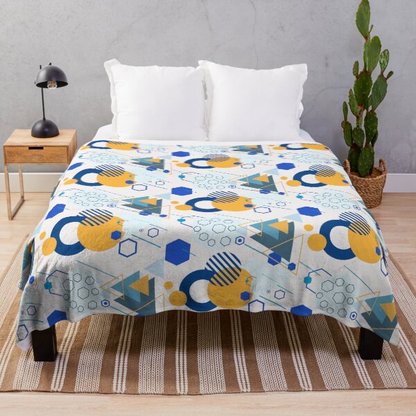 Item preview, A vibrant abstract design with a combination of bold geometric shapes. designed and sold by Wantanadesign.