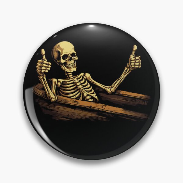 Item preview, Day of the Dead Skeleton Artwork - Trendy Halloween Gift designed and sold by DrawHandArt.
