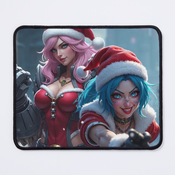 Item preview, Christmas Cyberpunk Sisters designed and sold by InkdGraphix.